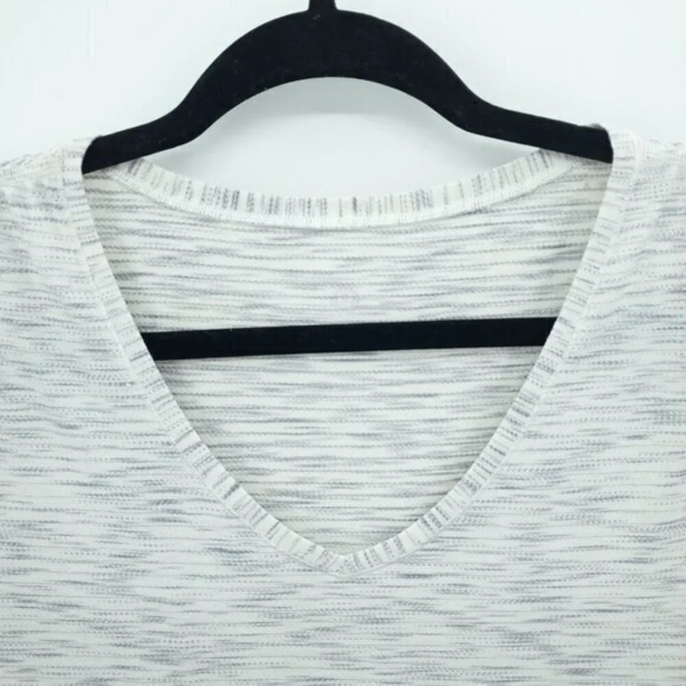 Lululemon Sweat Times Short Sleeve S Tiger Space Dye Hail White